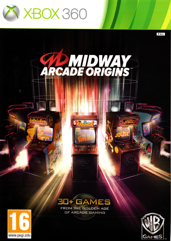 Midway Arcade Origins box art for Xbox 360